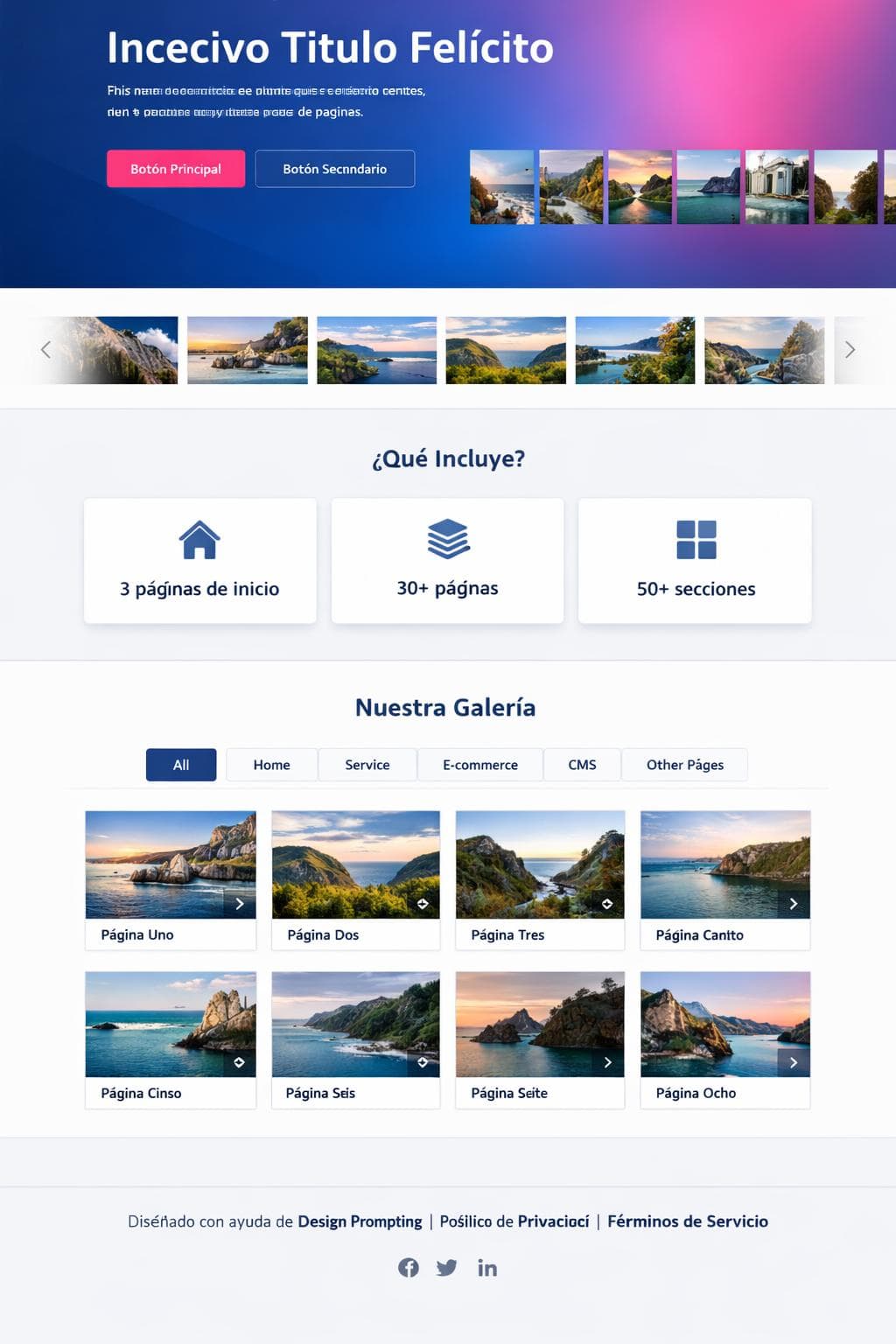 M&eacute;dica Coral &mdash; vista previa del theme