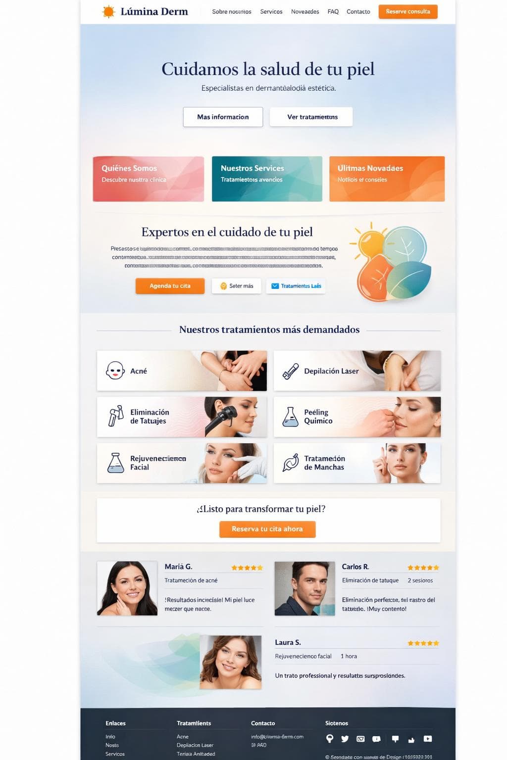 M&eacute;dica Delta &mdash; vista previa del theme