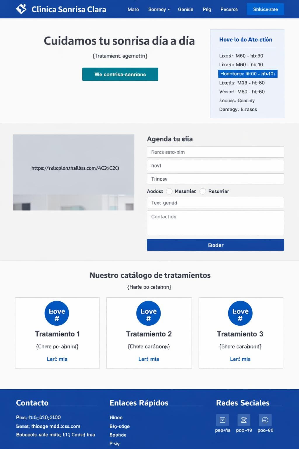 M&eacute;dica Lira &mdash; vista previa del theme