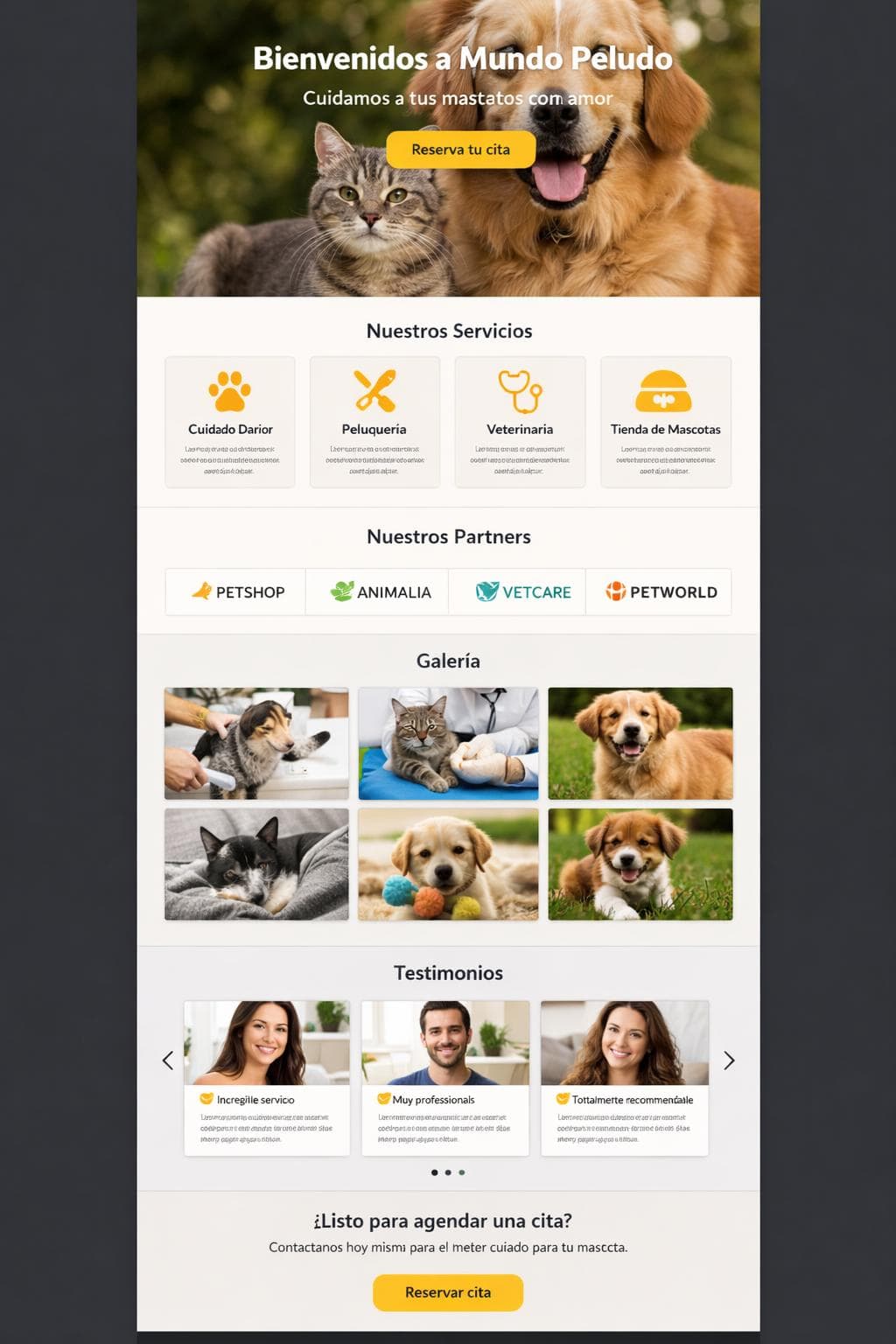 Mundo Peludo &mdash; vista previa del theme