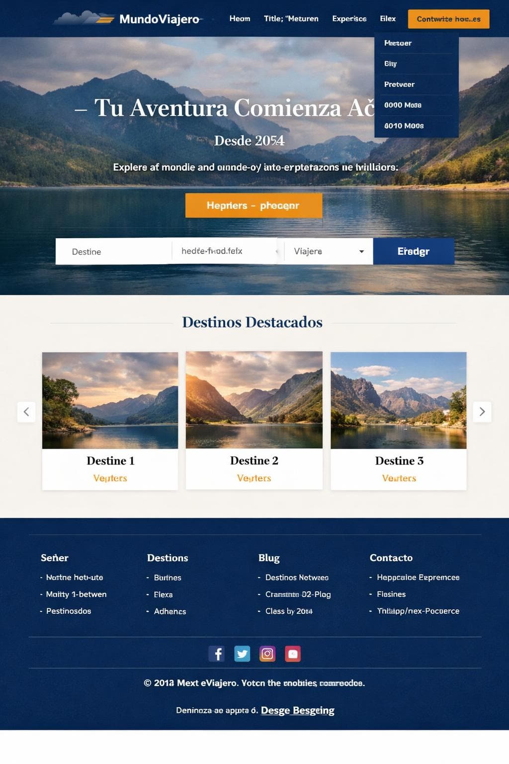 MundoViajero &mdash; vista previa del theme