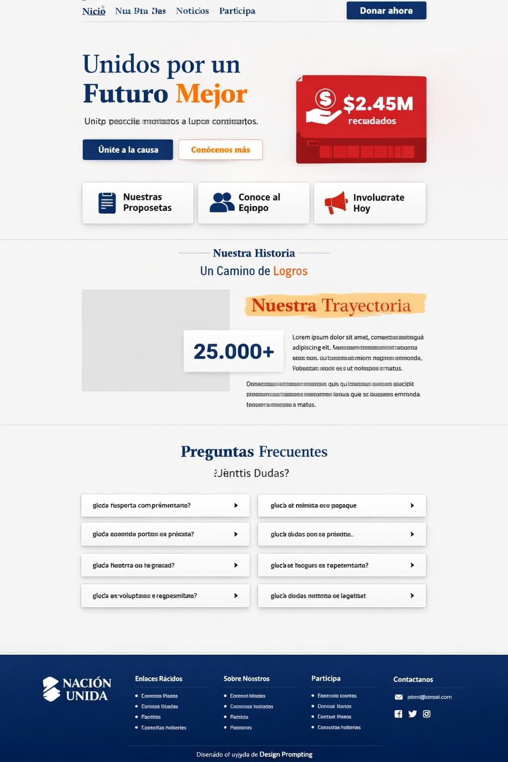 Naci&oacute;n Unida &mdash; vista previa del theme