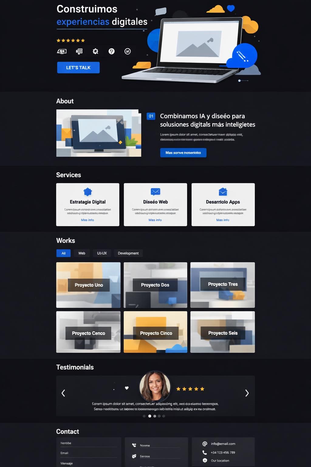 NebulaCraft — vista previa del theme