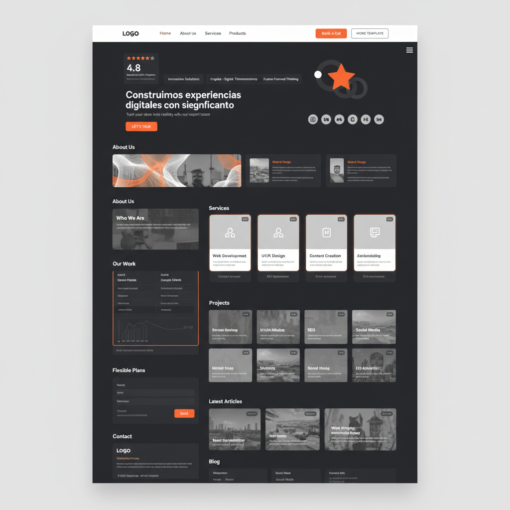 NebulaForge &mdash; vista previa del theme