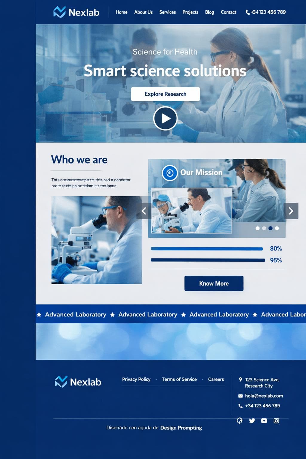 Nexlab &mdash; vista previa del theme