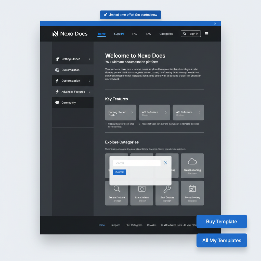 Nexo Docs &mdash; vista previa del theme