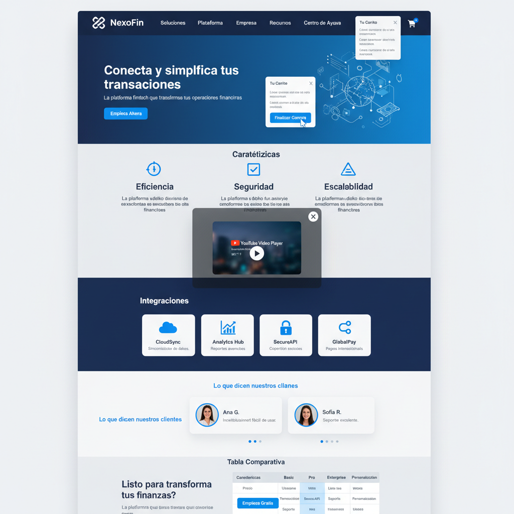 NexoFin — vista previa del theme