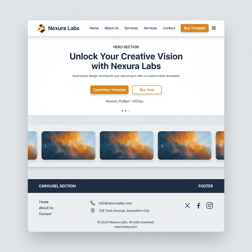 Nexura Labs &mdash; vista previa del theme