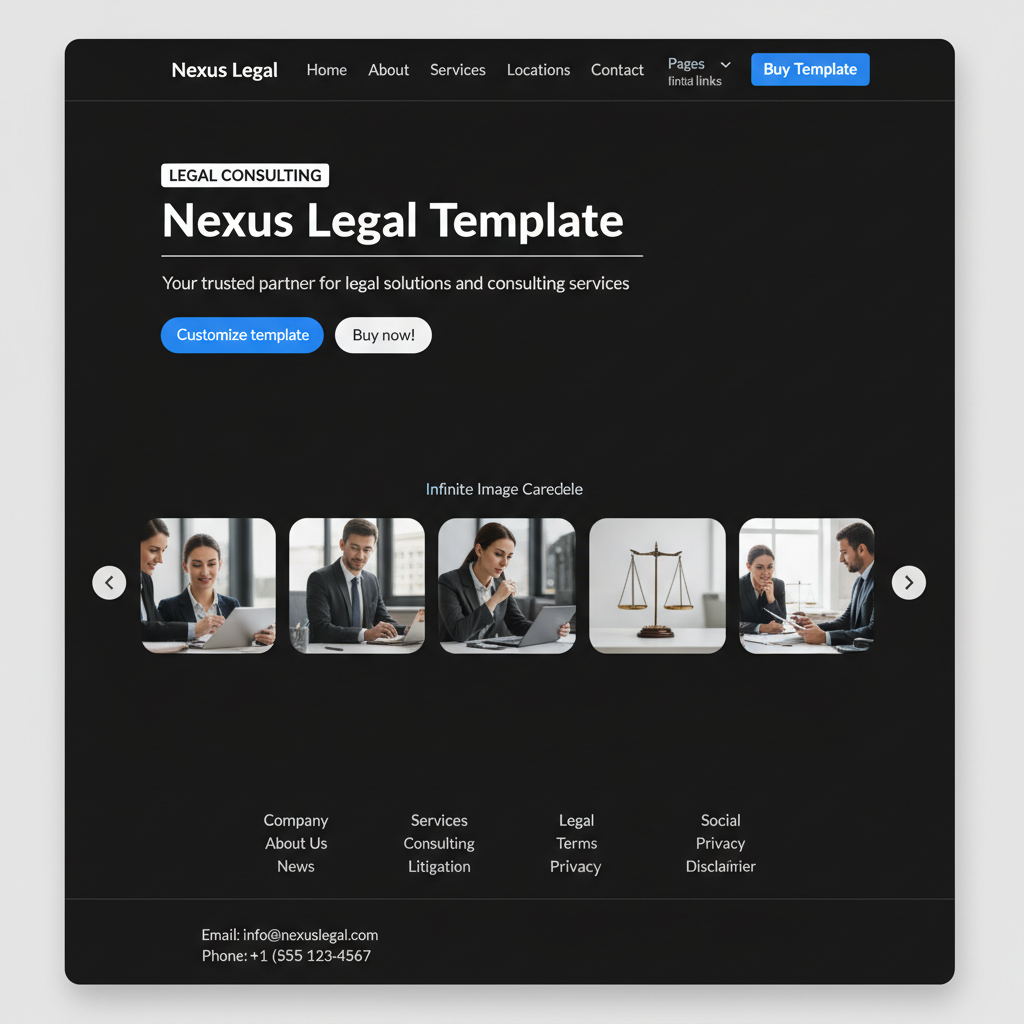 Nexus Legal — vista previa del theme