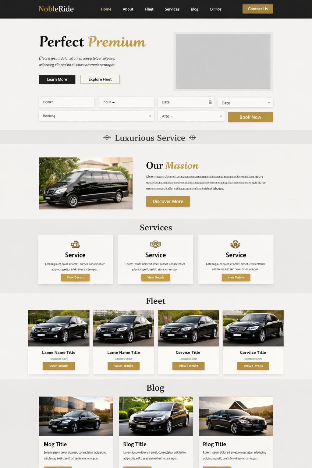 NobleRide &mdash; vista previa del theme