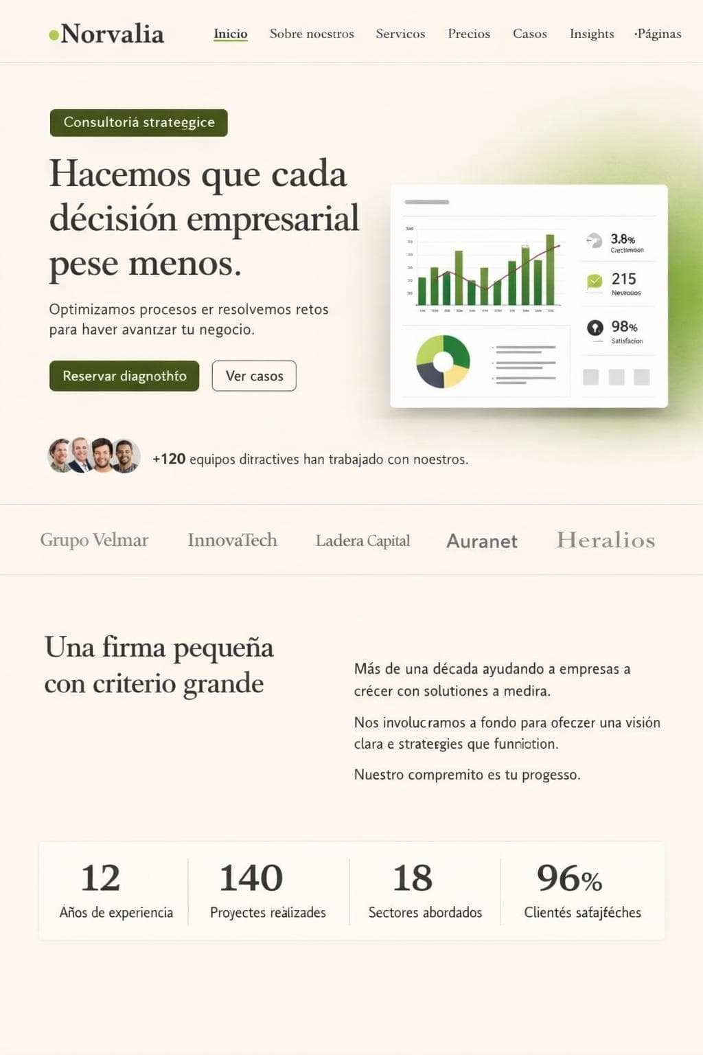 Norvalia Partners — vista previa del theme