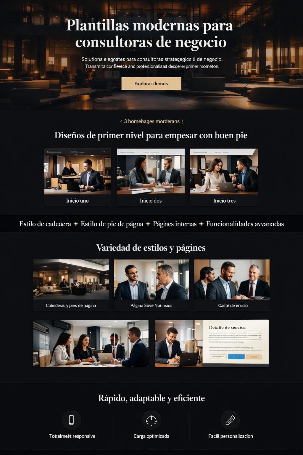 Norvex Advisory — vista previa del theme