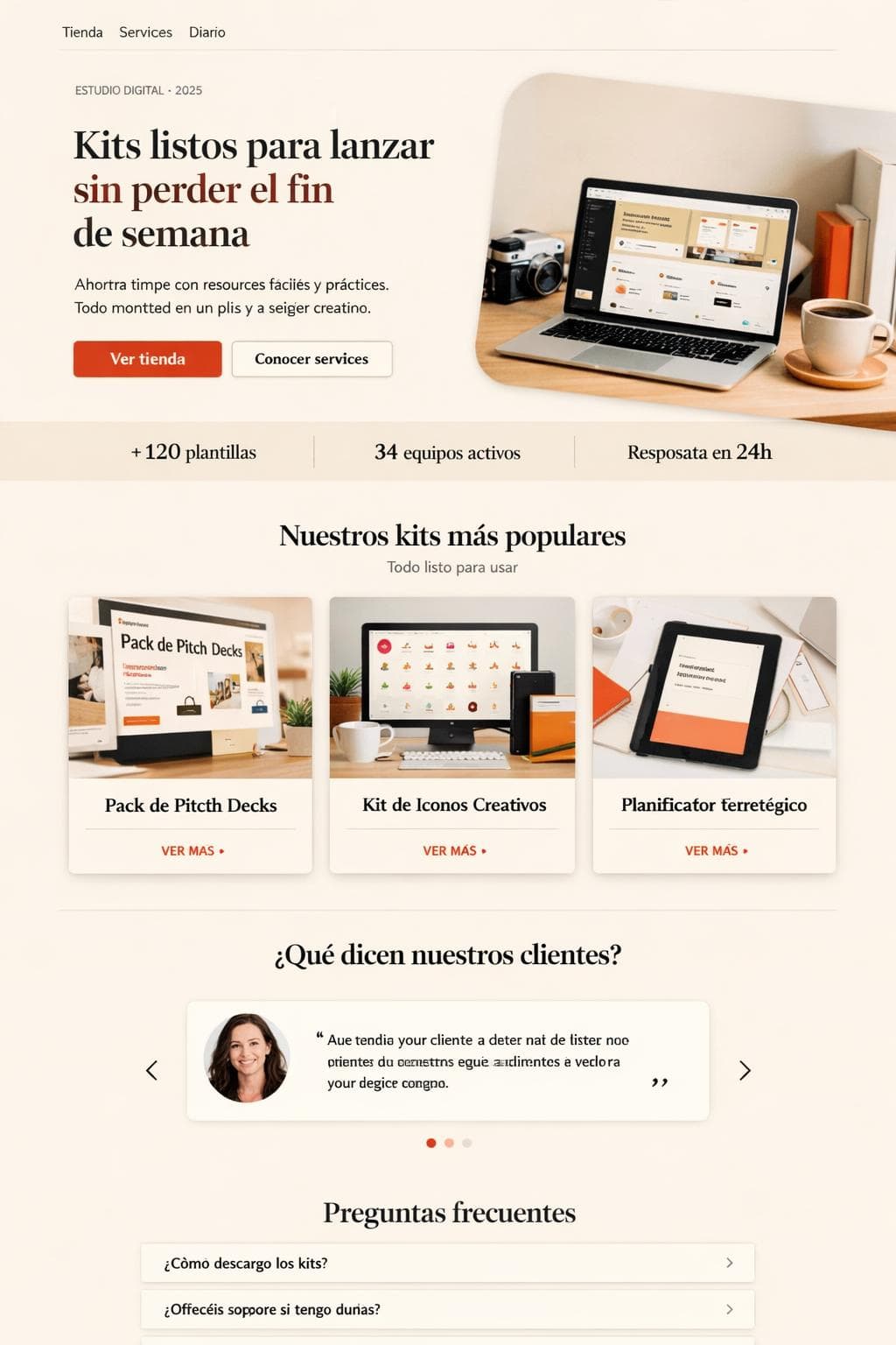 Norvex Studio — vista previa del theme