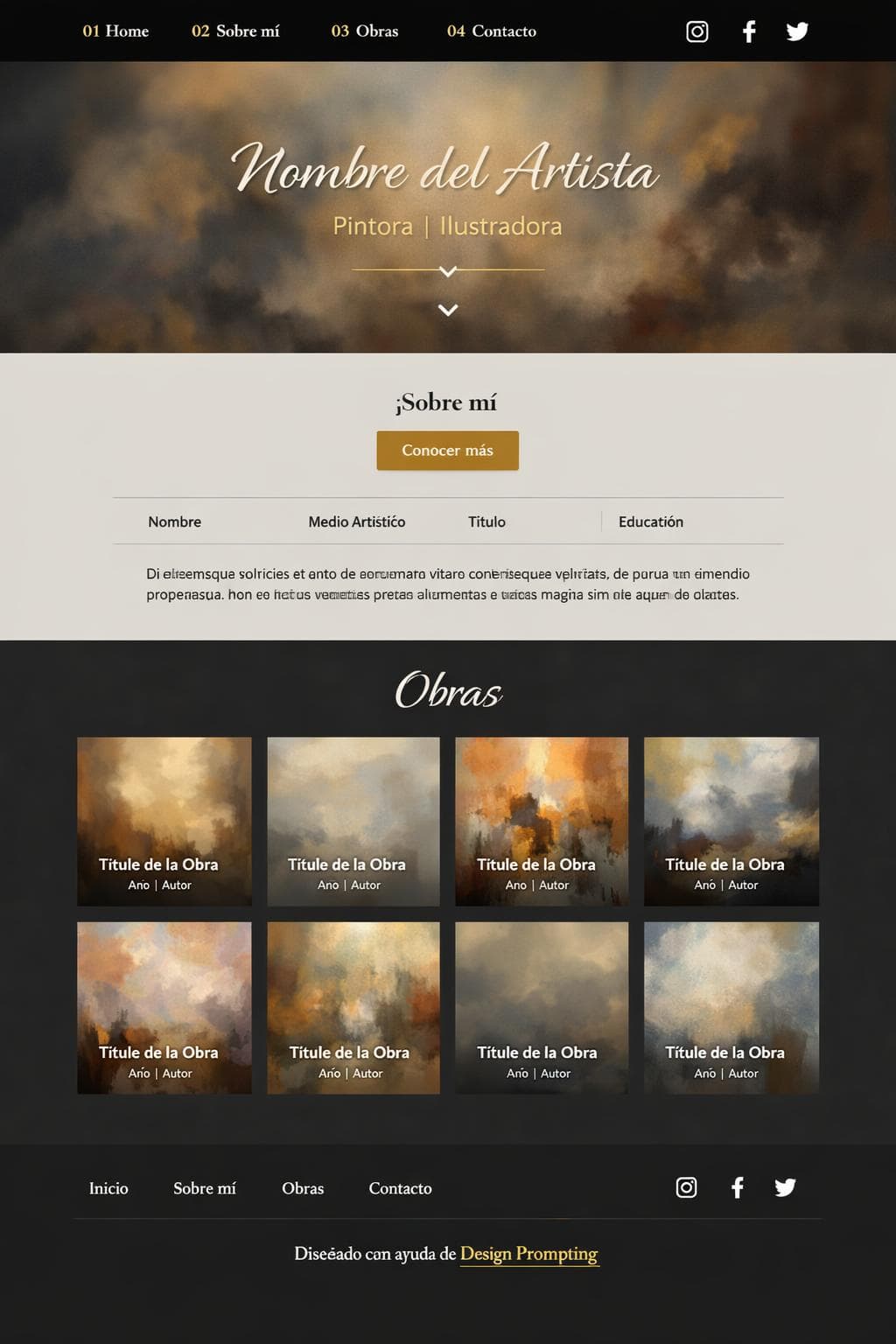 Ocio Vega — vista previa del theme
