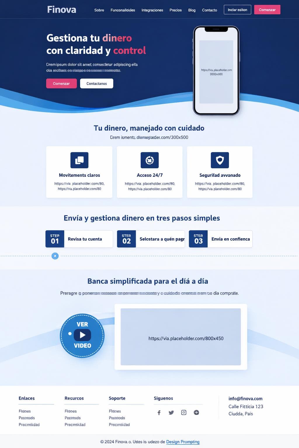 Panel Vega — vista previa del theme
