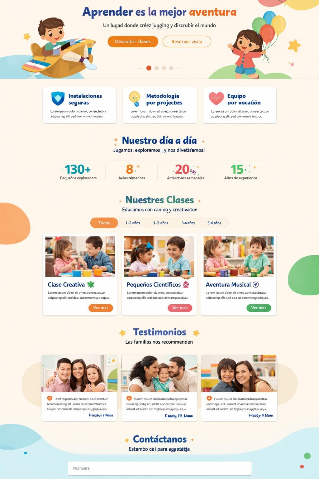 Pequeñas Estrellas — vista previa del theme