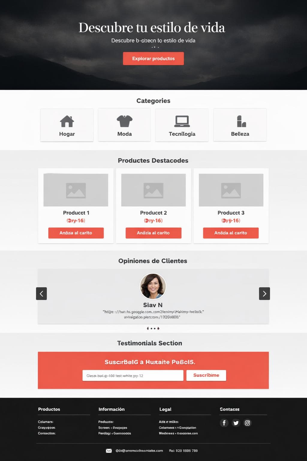 Propiedades Orion &mdash; vista previa del theme