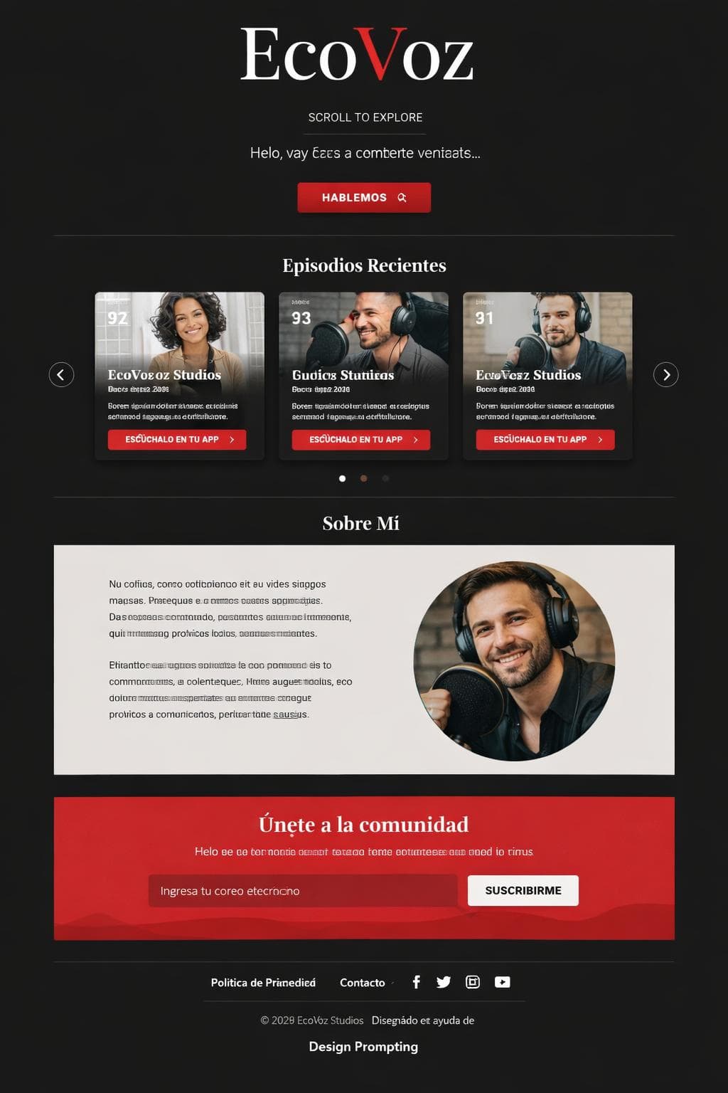 Radio Atlas — vista previa del theme