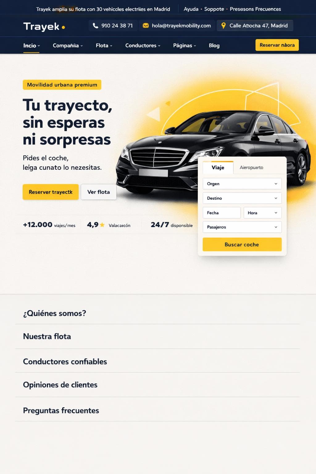 Rentacar Alba — vista previa del theme