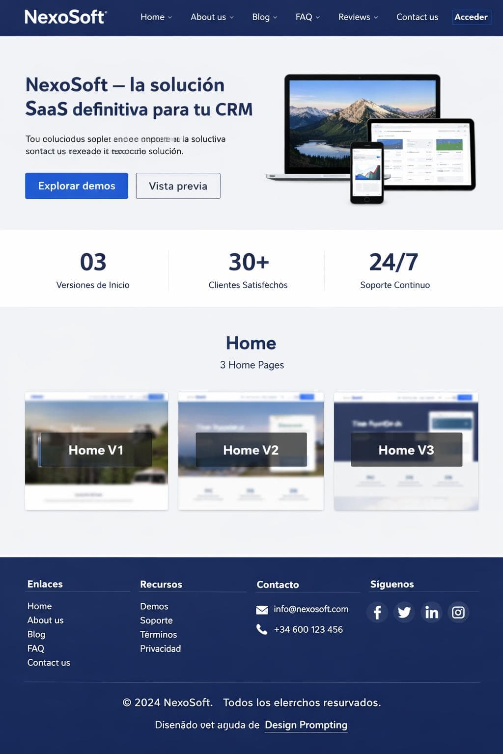Saber Cedro — vista previa del theme
