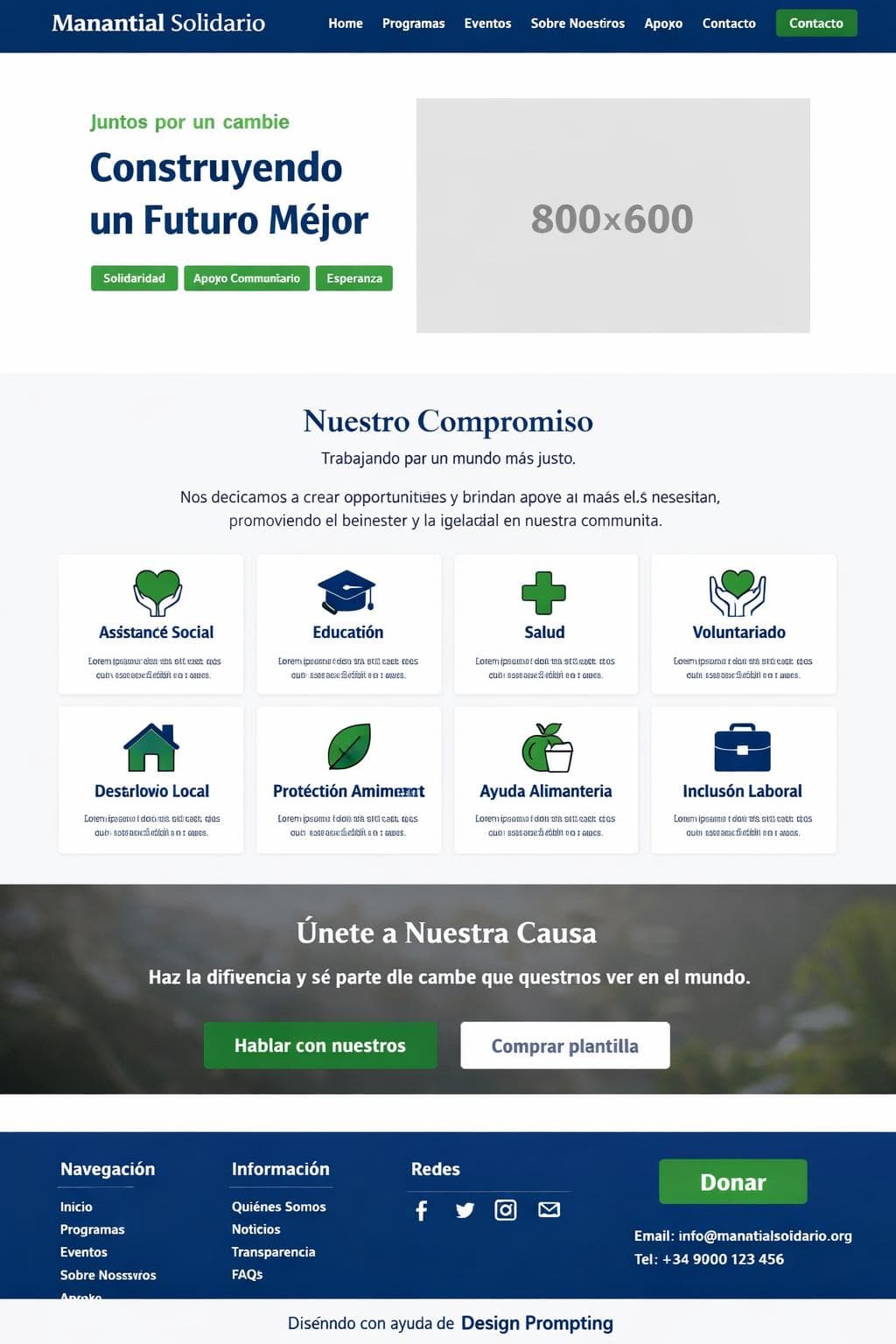 Saber Éter — vista previa del theme