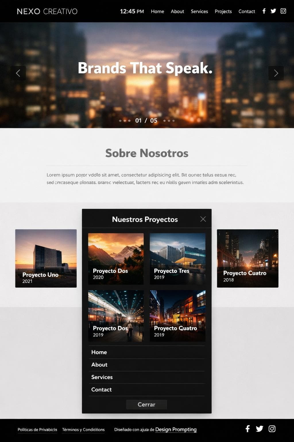 Saber Isla — vista previa del theme