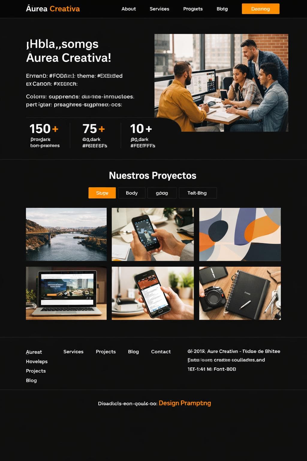 Saber Lira — vista previa del theme