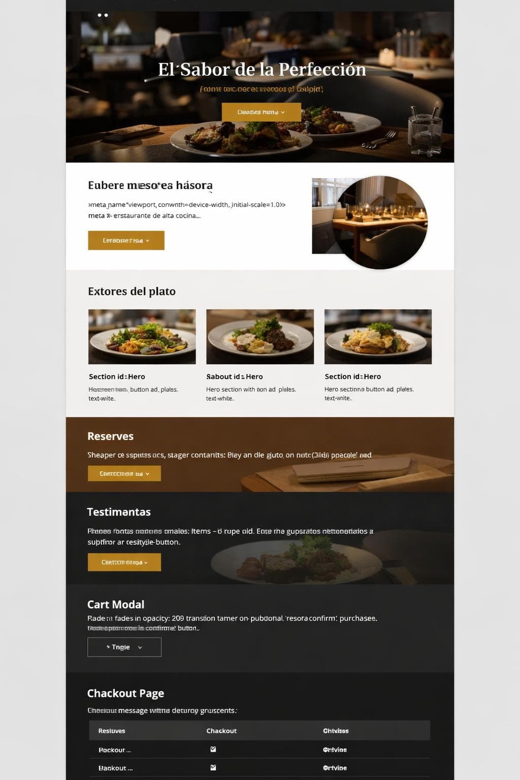 Sabor Andina — vista previa del theme