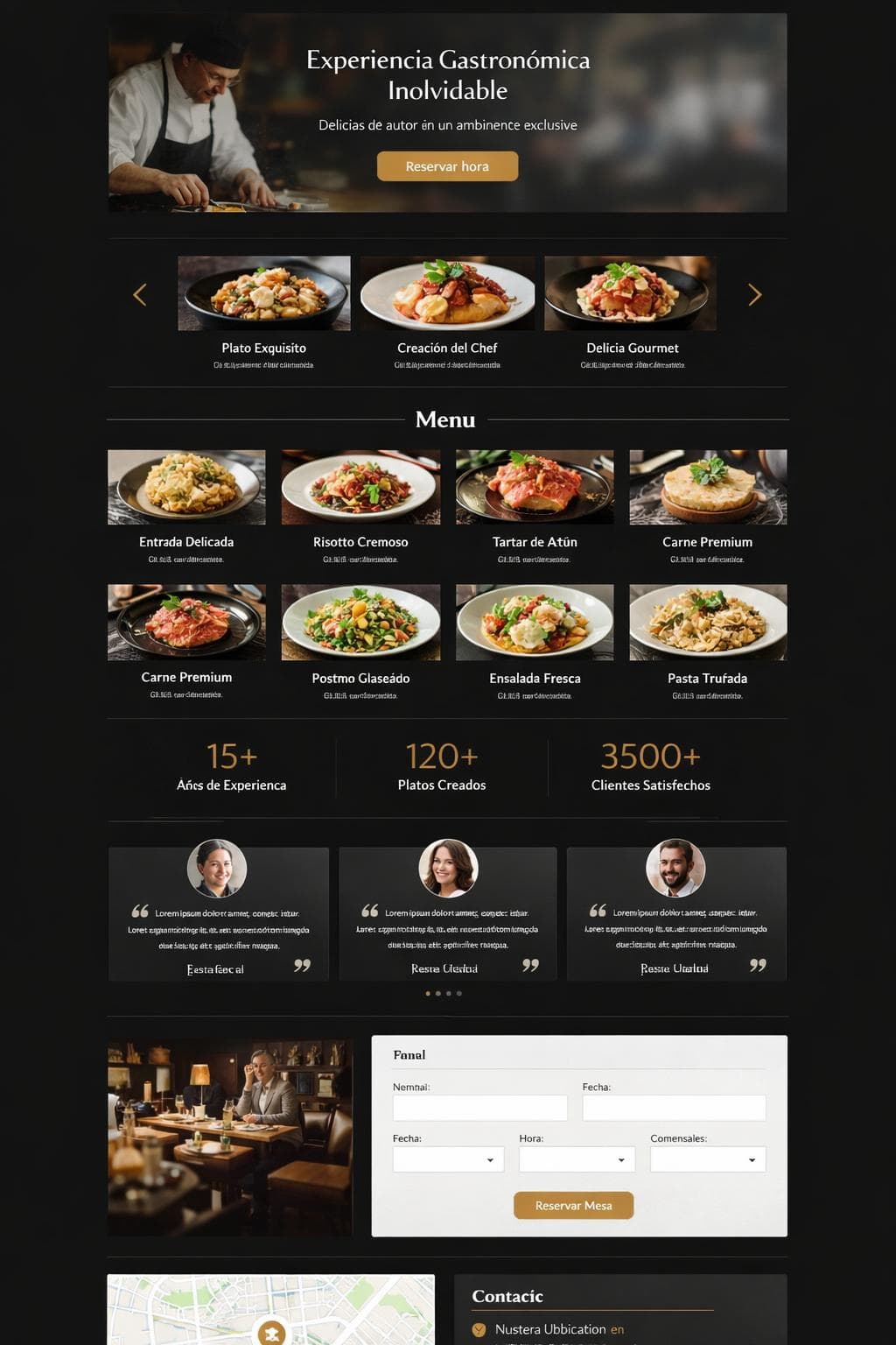 Sabores del Alba — vista previa del theme