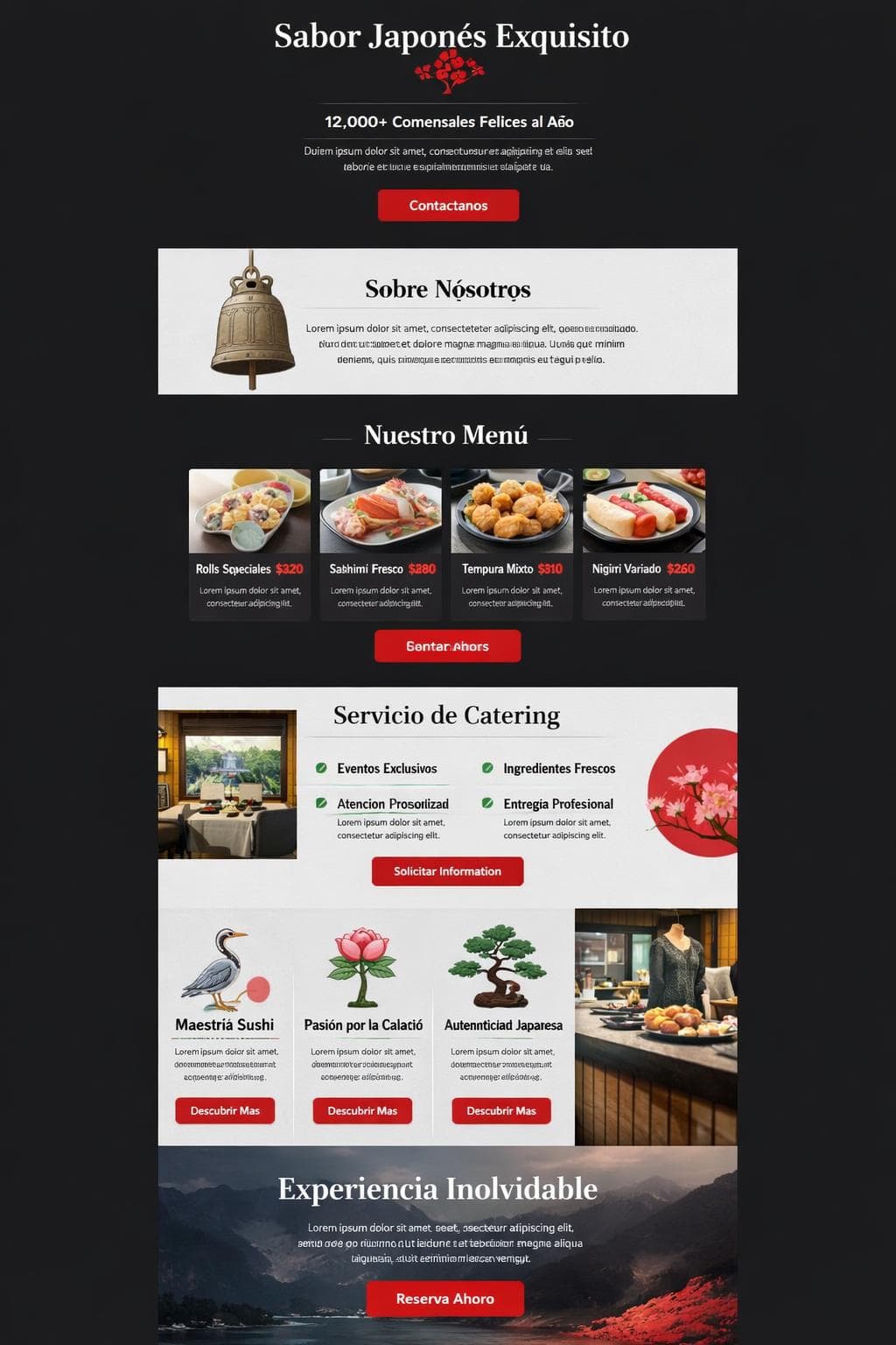 SakuraSabor — vista previa del theme