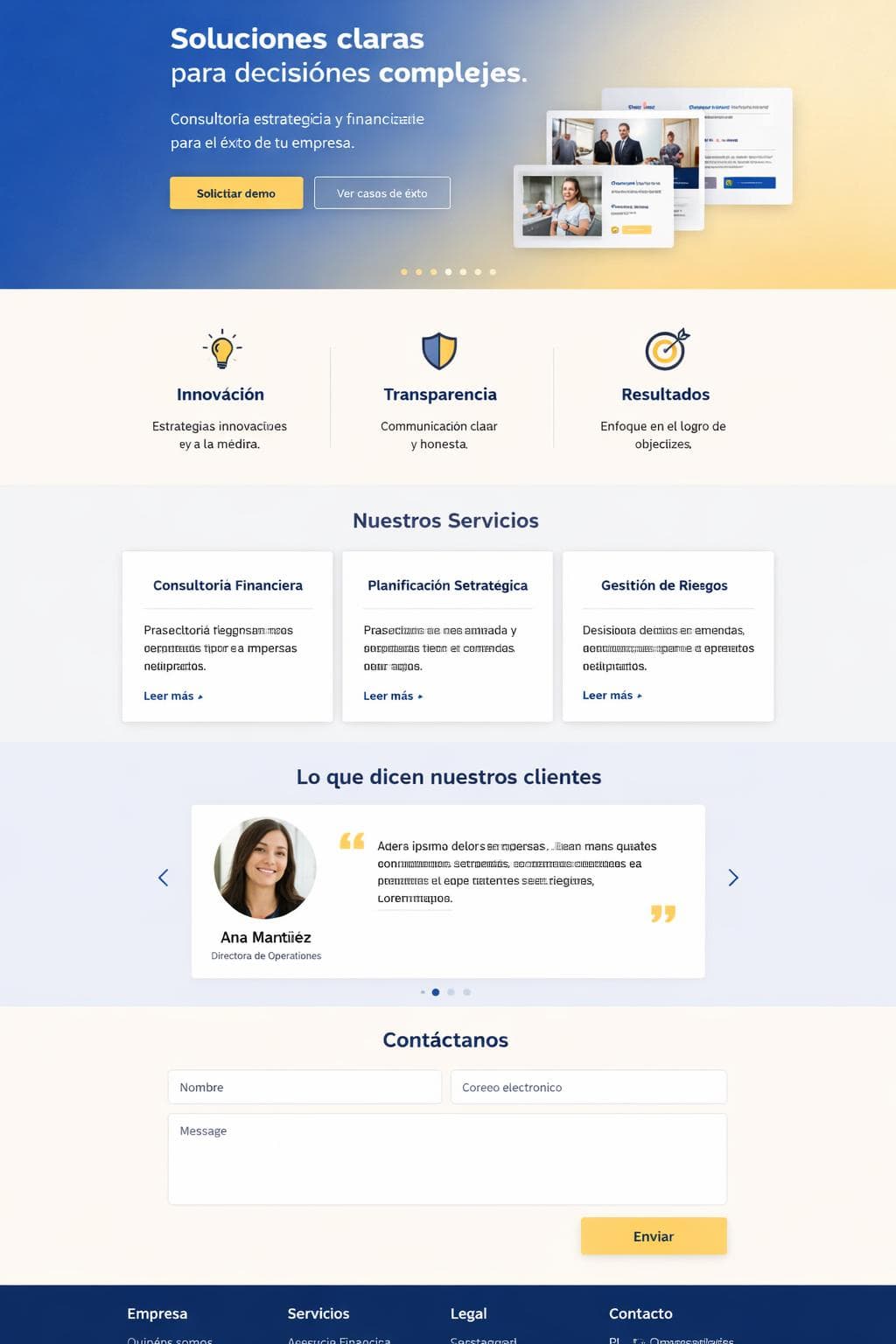 Salon Faro — vista previa del theme