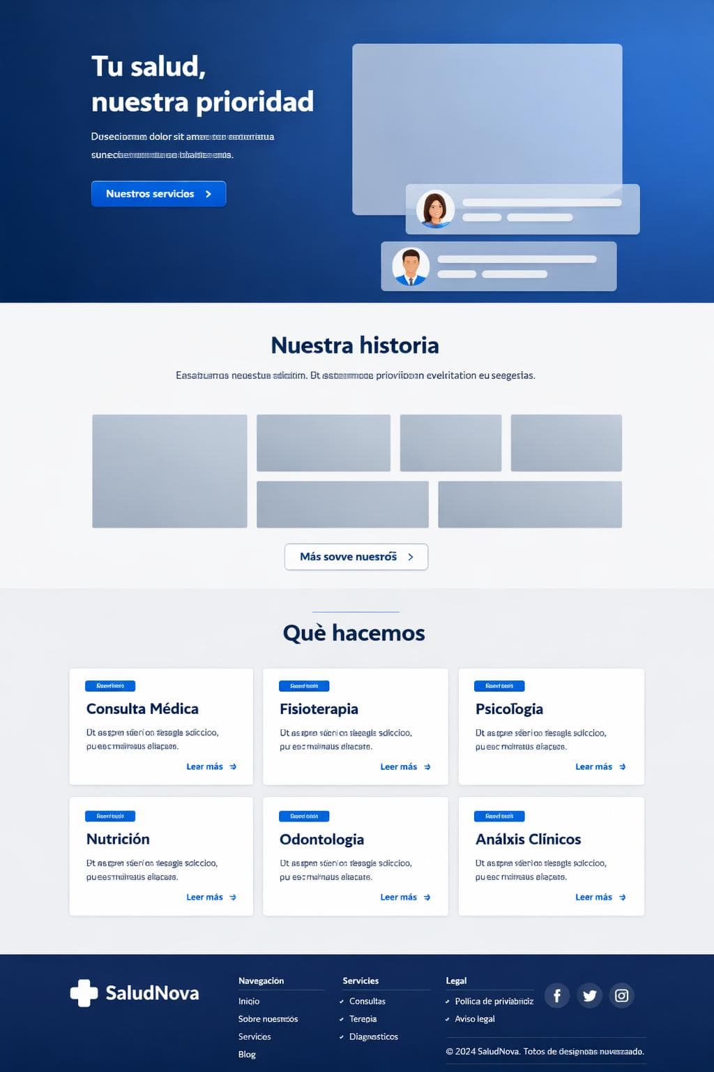 Salud Coral &mdash; vista previa del theme