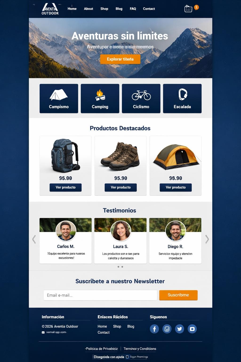 Shop Alba — vista previa del theme