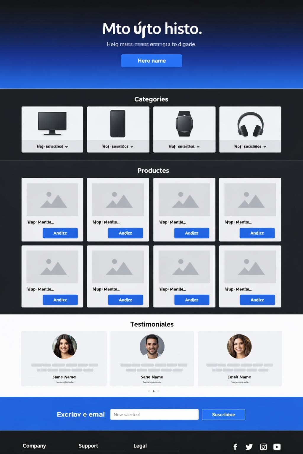 Shop Ámbar — vista previa del theme