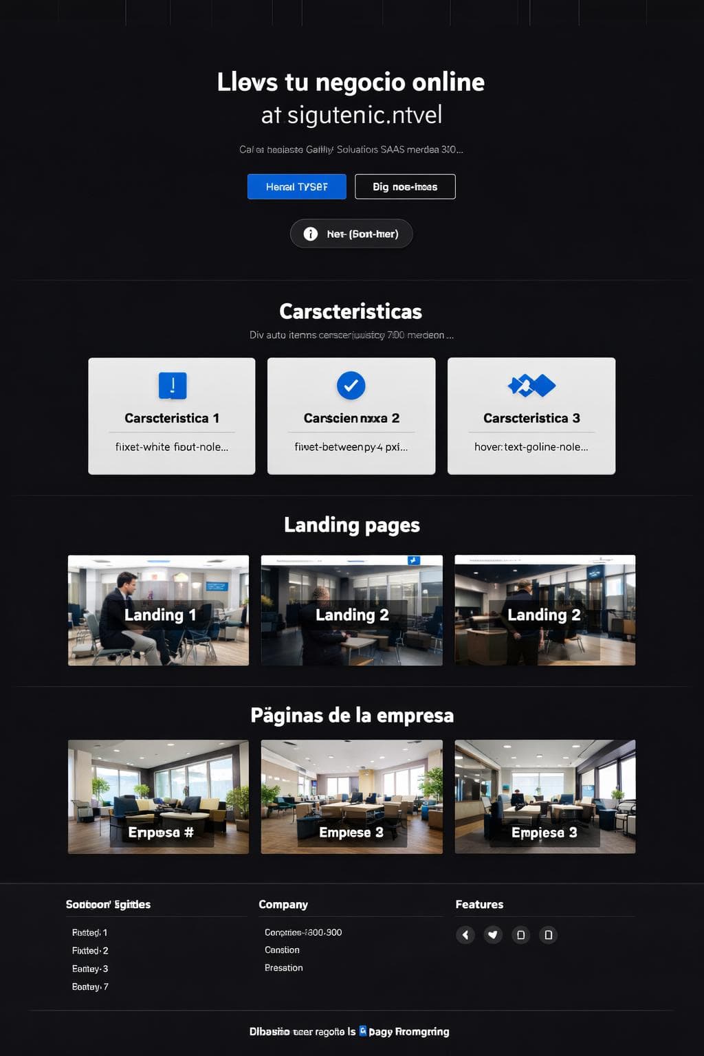 Sistemas Coral — vista previa del theme