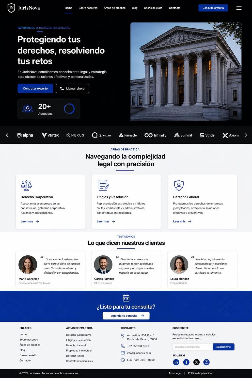 Solidaria Alba — vista previa del theme
