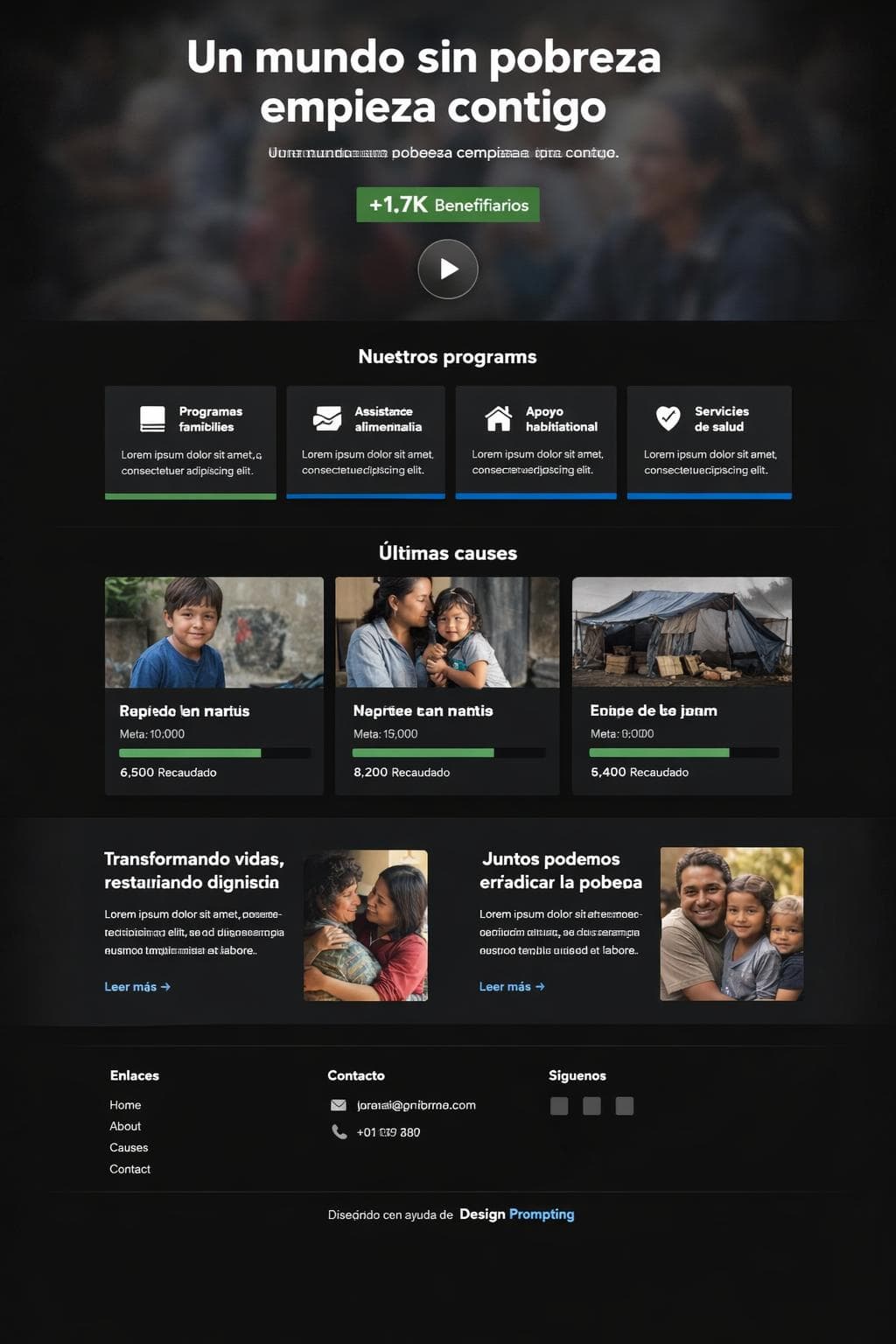 Solidaria Zenit — vista previa del theme