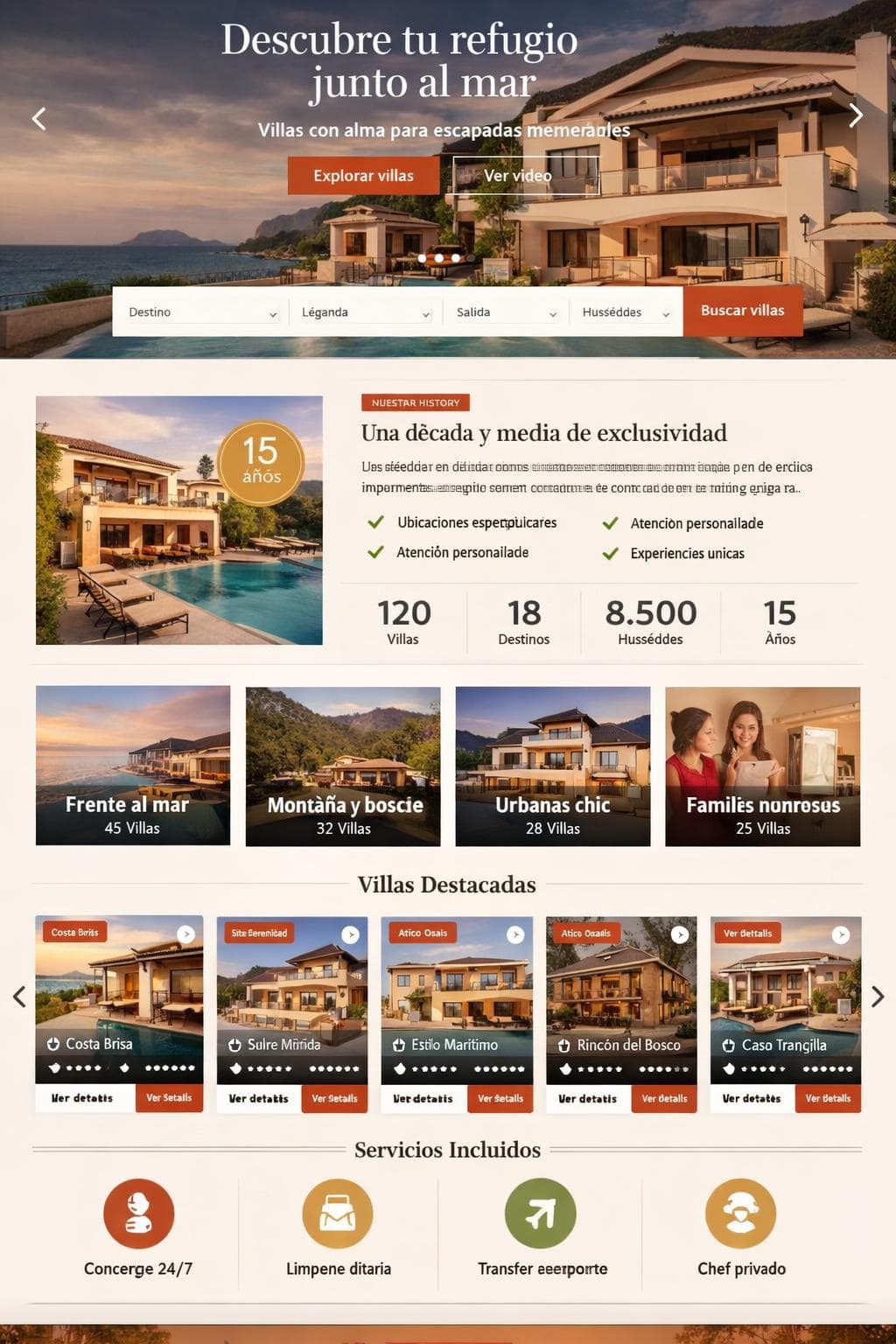 Solmare Retreats &mdash; vista previa del theme