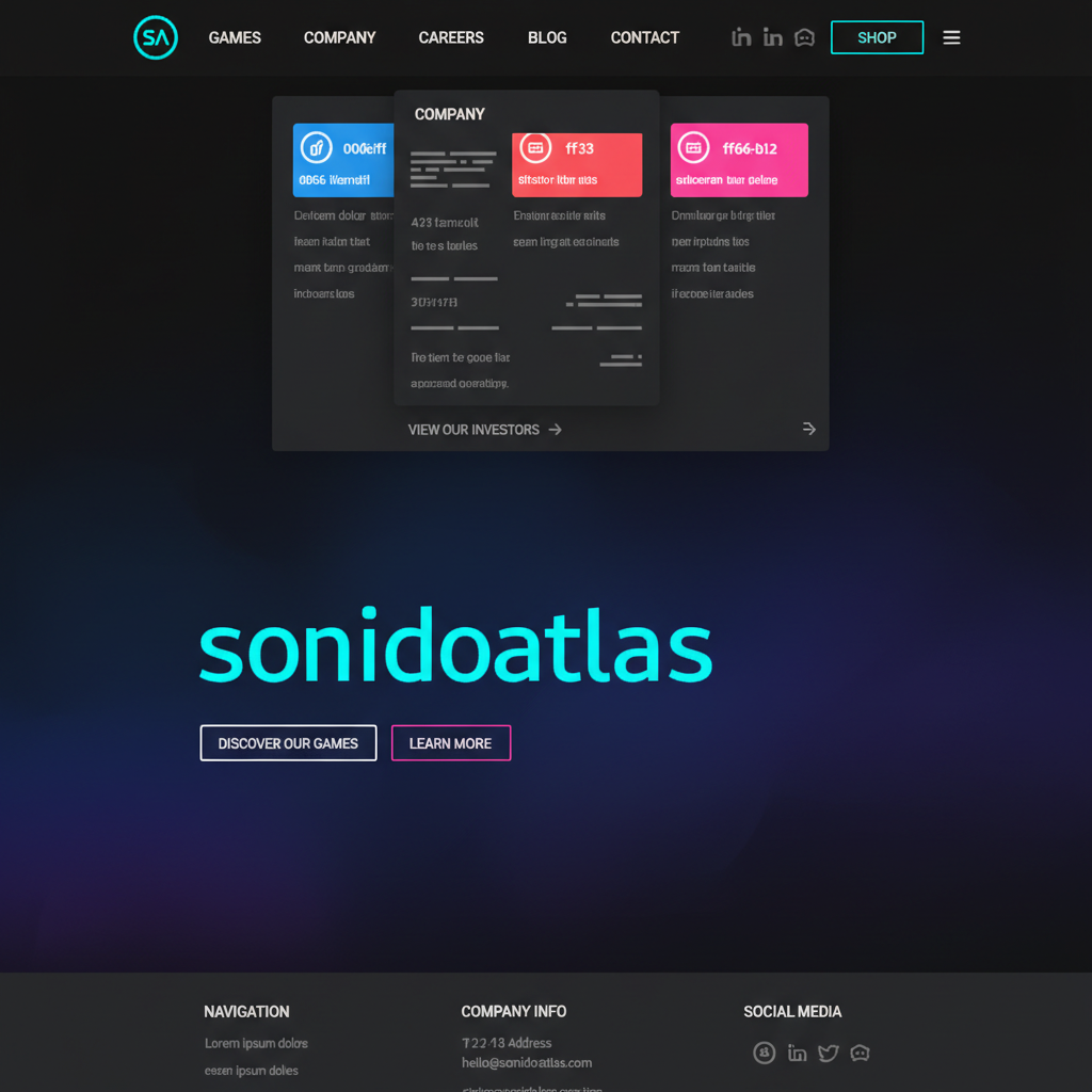 Sonido Atlas — vista previa del theme