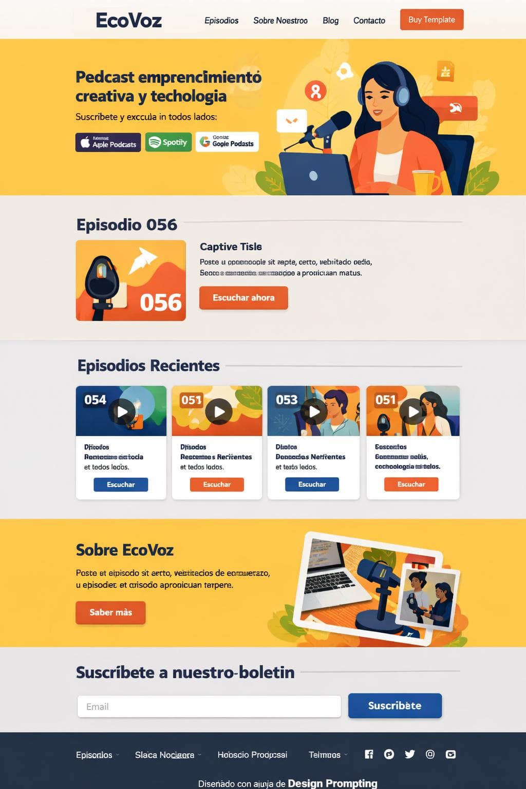 Spa Cobalto — vista previa del theme