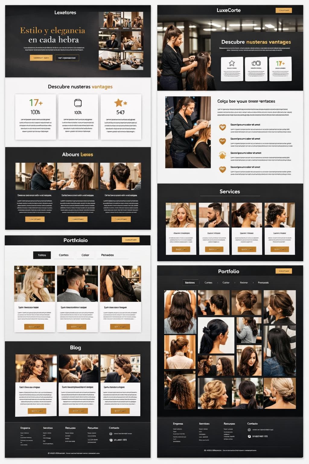 Spa Marea — vista previa del theme