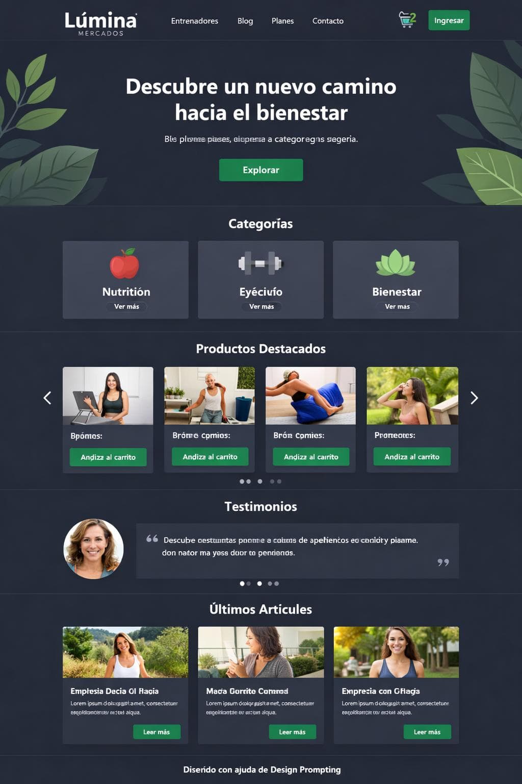 Spa Neon &mdash; vista previa del theme