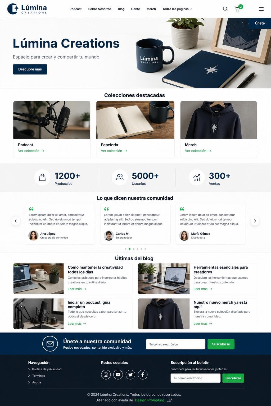 Store Austral — vista previa del theme