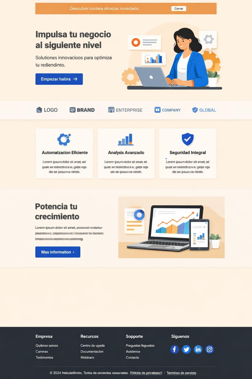 Suite Rubí — vista previa del theme