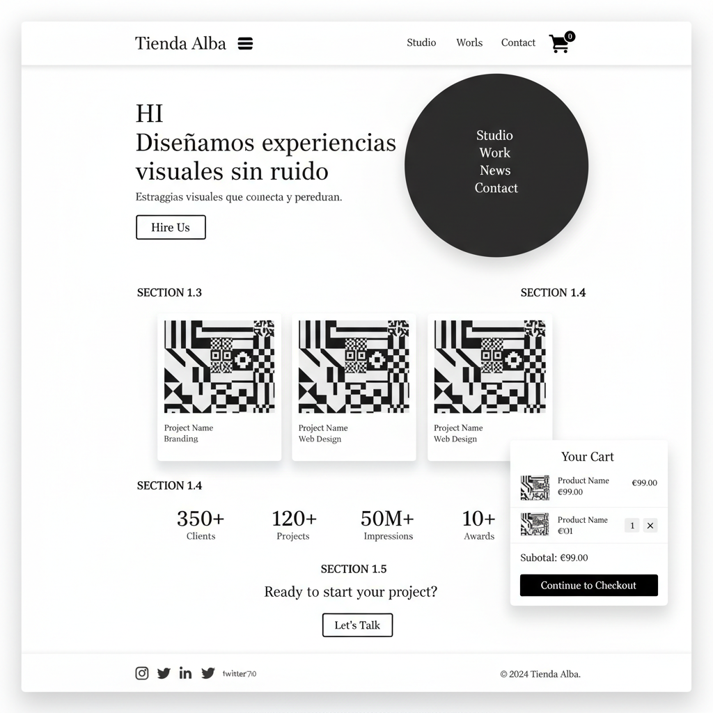 Tienda Alba — vista previa del theme