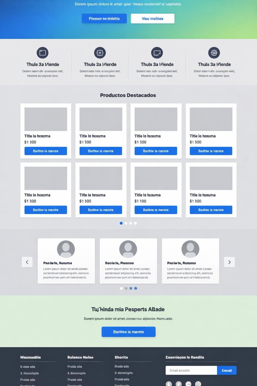 Tienda Cobalto — vista previa del theme