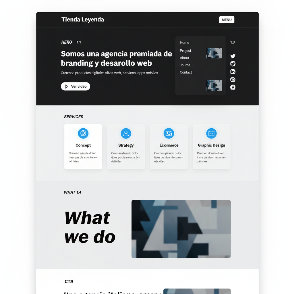 Tienda Leyenda — vista previa del theme