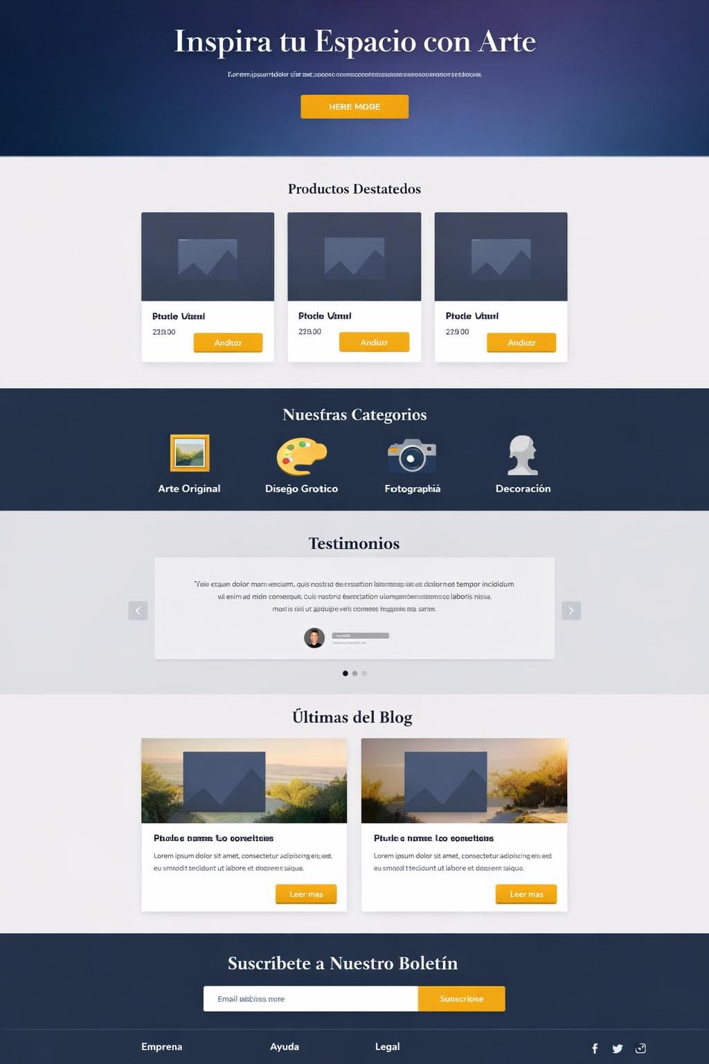 Tienda Orion — vista previa del theme
