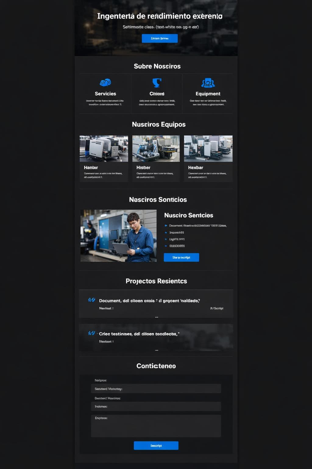 TitanForge — vista previa del theme