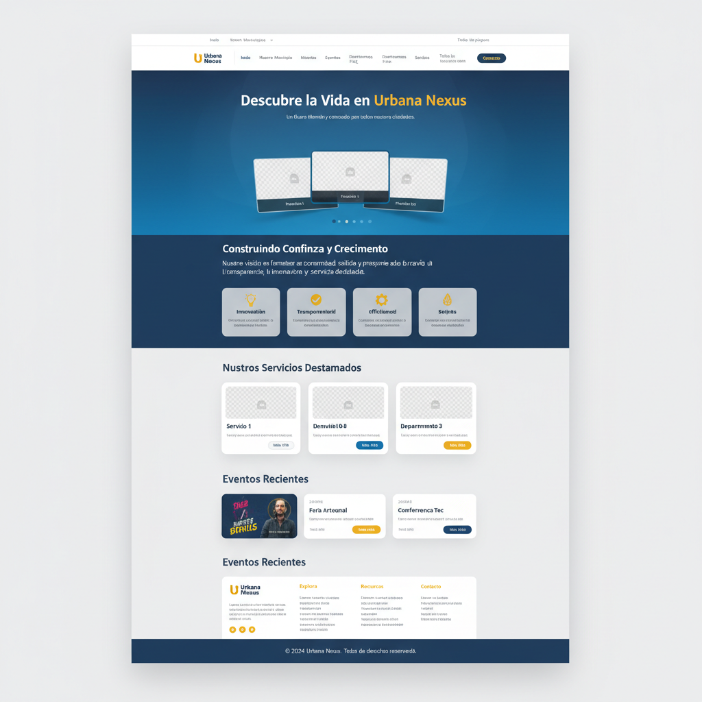 Urbana Nexus &mdash; vista previa del theme